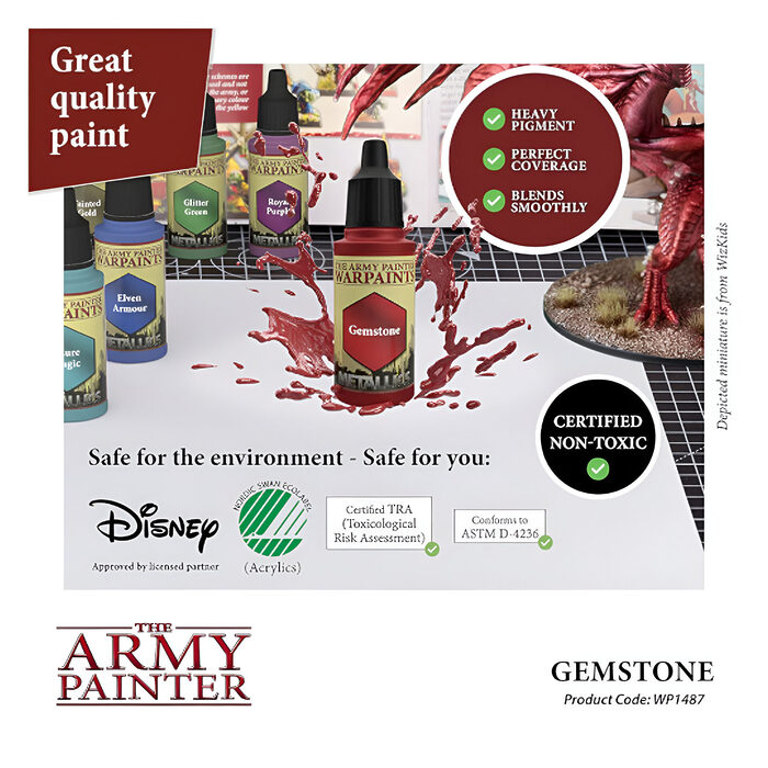 The Army Painter – Warpaint Metallic – Gemstone (6 Packs)