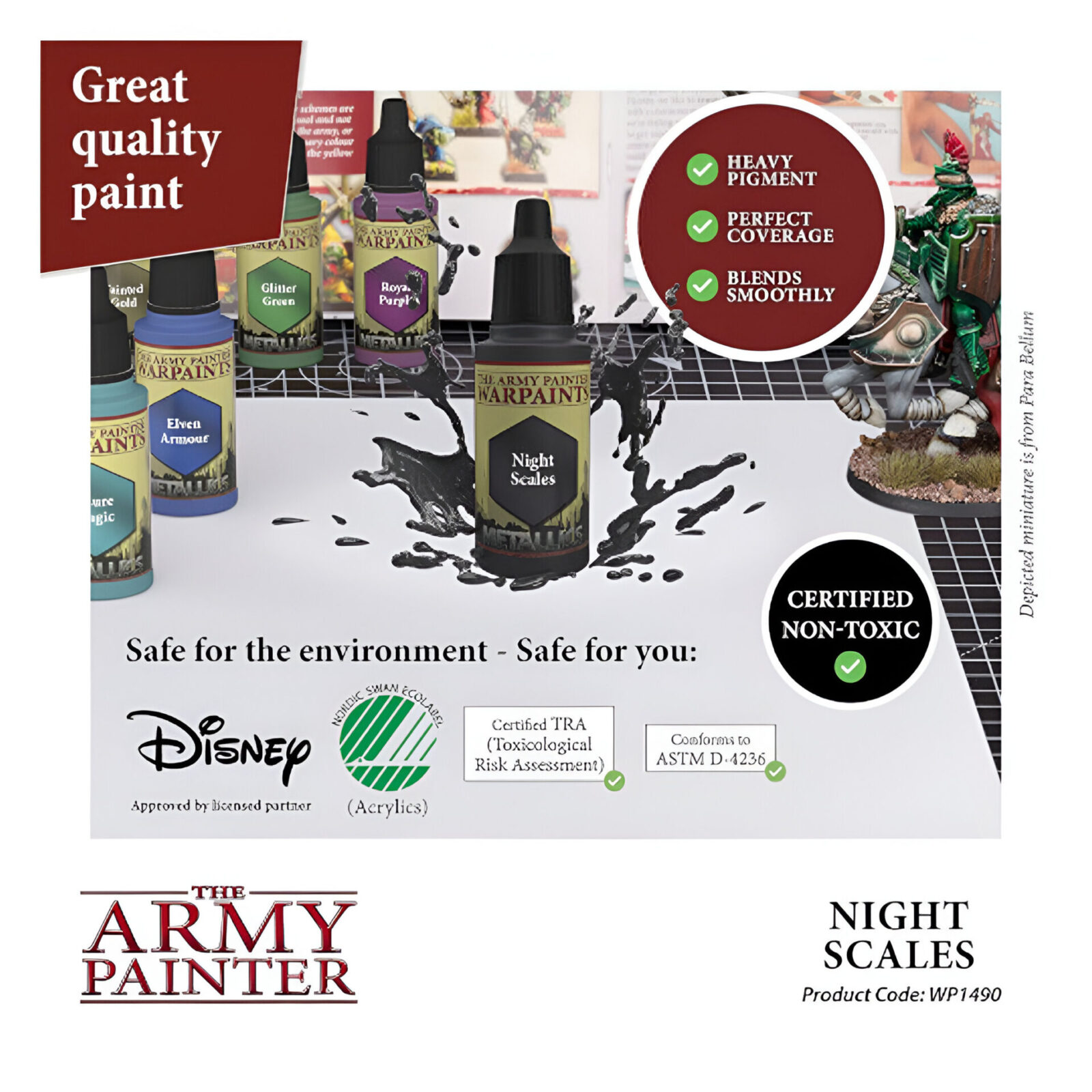 The Army Painter – Warpaint Metallic – Night Scales (6 Packs)