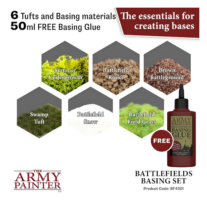 The Army Painter – Battlefields Basing Set (5 Packs)