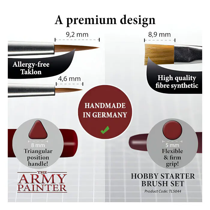The Army Painter – Hobby Starter Brush Set (5 Packs) 4