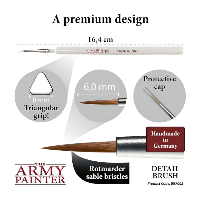 The Army Painter – Wargamer Brush – Detail (10 Packs) 4