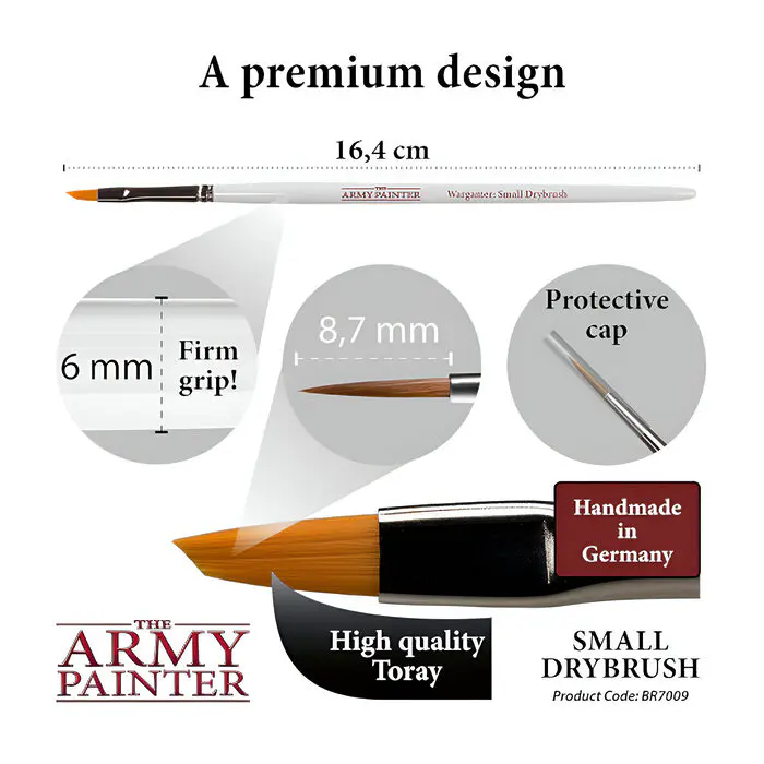 The Army Painter – Wargamer Brush – Small Drybrush (10 Packs) 4