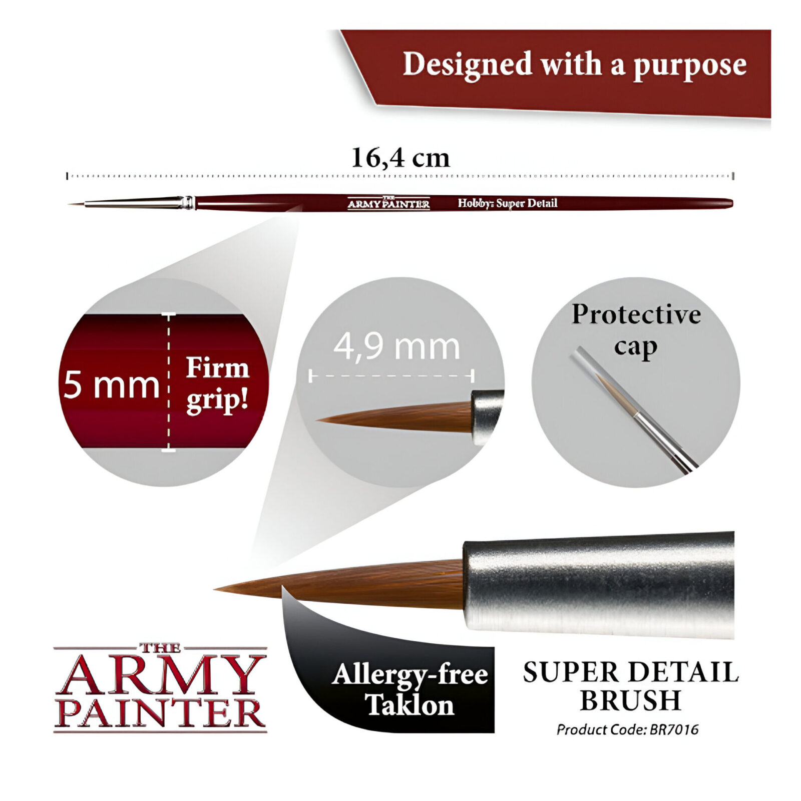 The Army Painter – Hobby Brush – Super Detail (12 Packs)