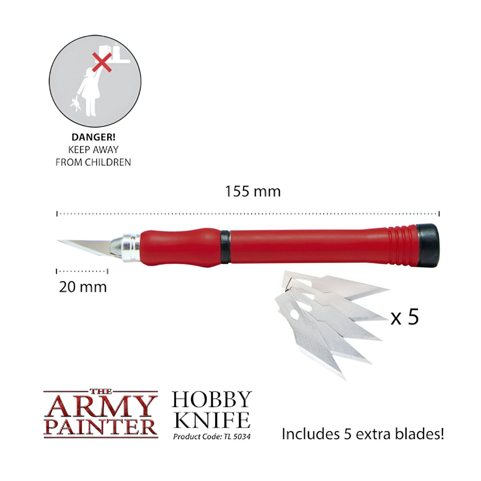 The Army Painter – Hobby Knife (5 Packs)