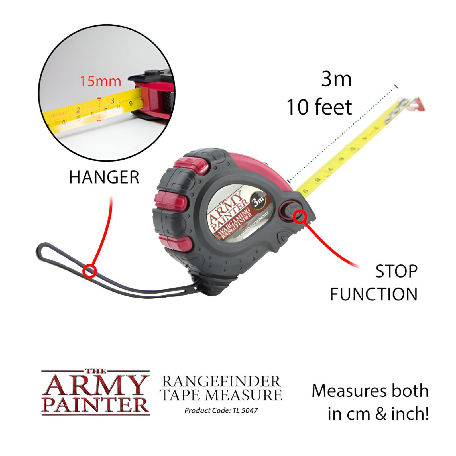 The Army Painter – Rangefinder Tape Measure (5 Packs)