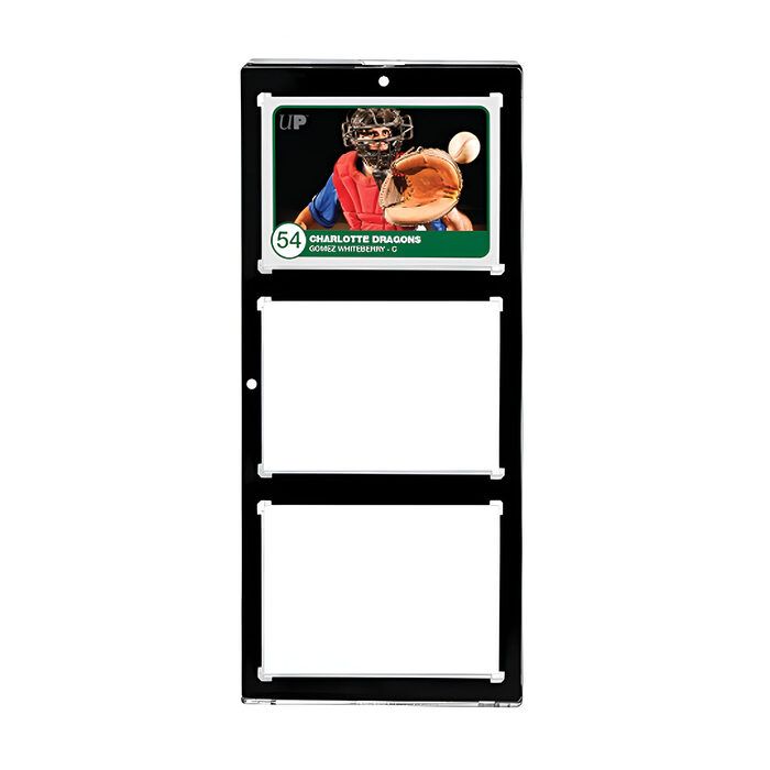 Ultra Pro – 35pt 3-Card Black Border UV ONE-TOUCH Magnetic Holder