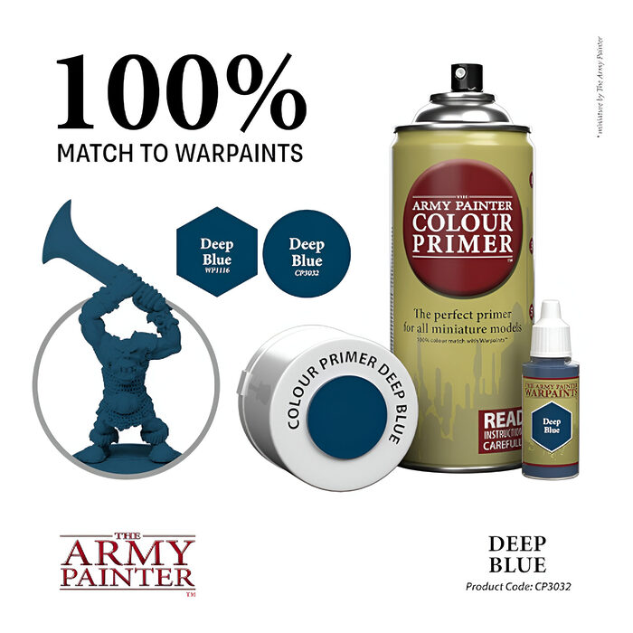 The Army Painter – Colour Primer – Deep Blue (6 Packs)