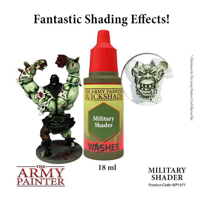 The Army Painter – Quickshade – Military Shader Wash (6 Packs)