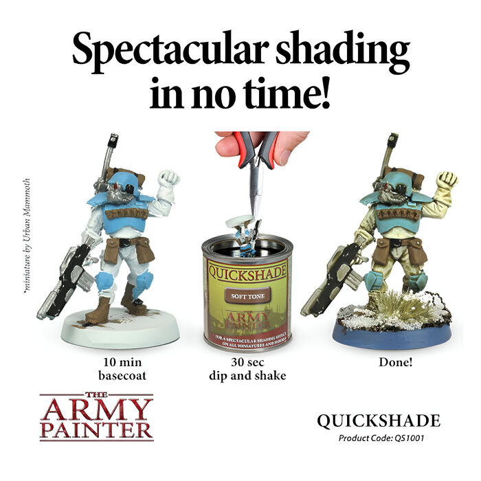 The Army Painter – Quickshade – Soft Tone Dip (6 Packs)