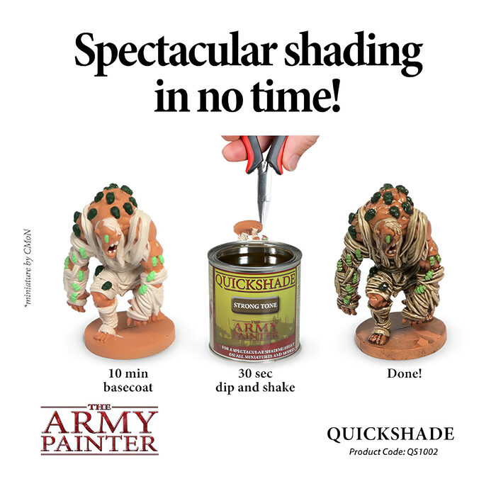 The Army Painter – Quickshade – Strong Tone Dip (6 Packs)