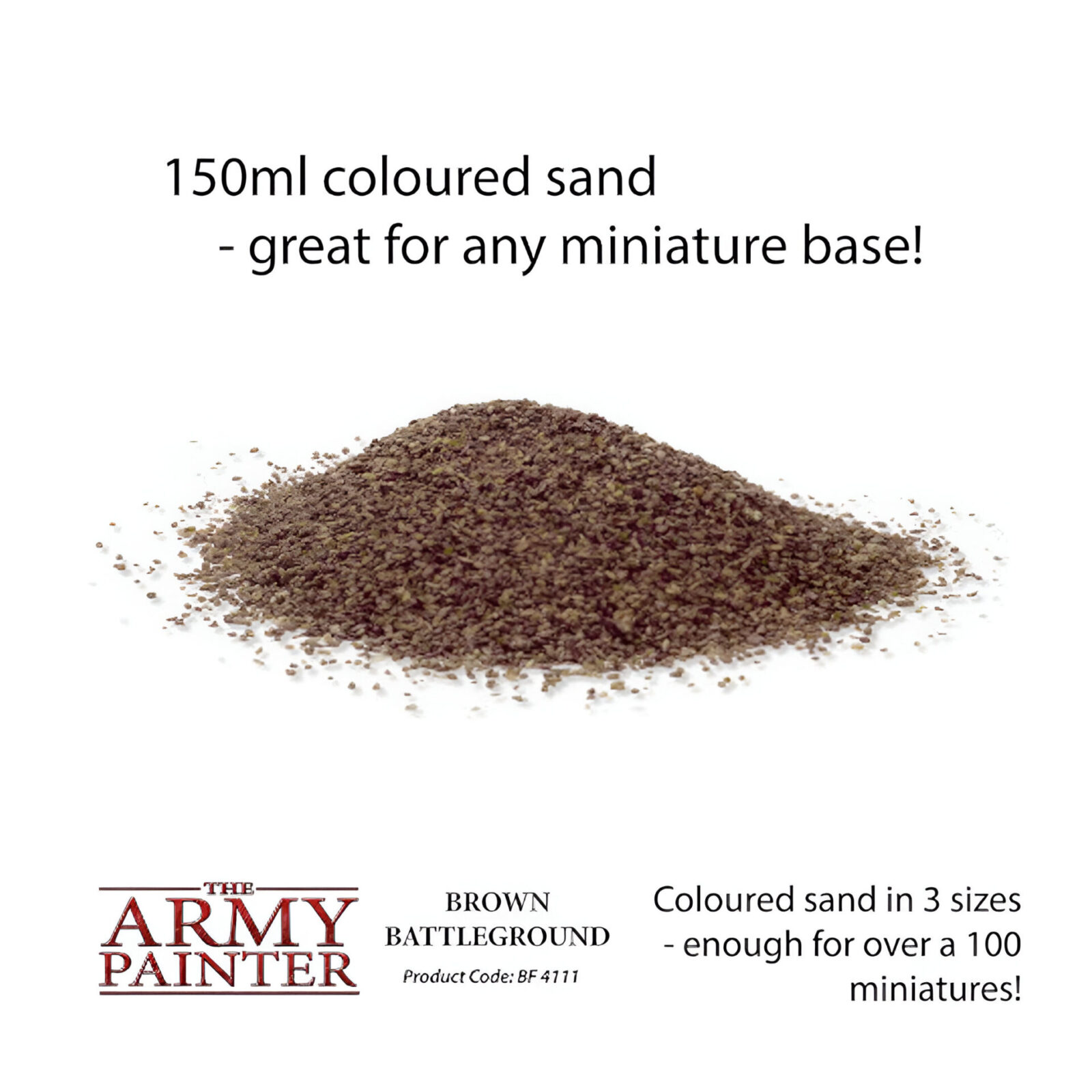 The Army Painter – Battlefield Basing – Brown Battleground (6 Packs)