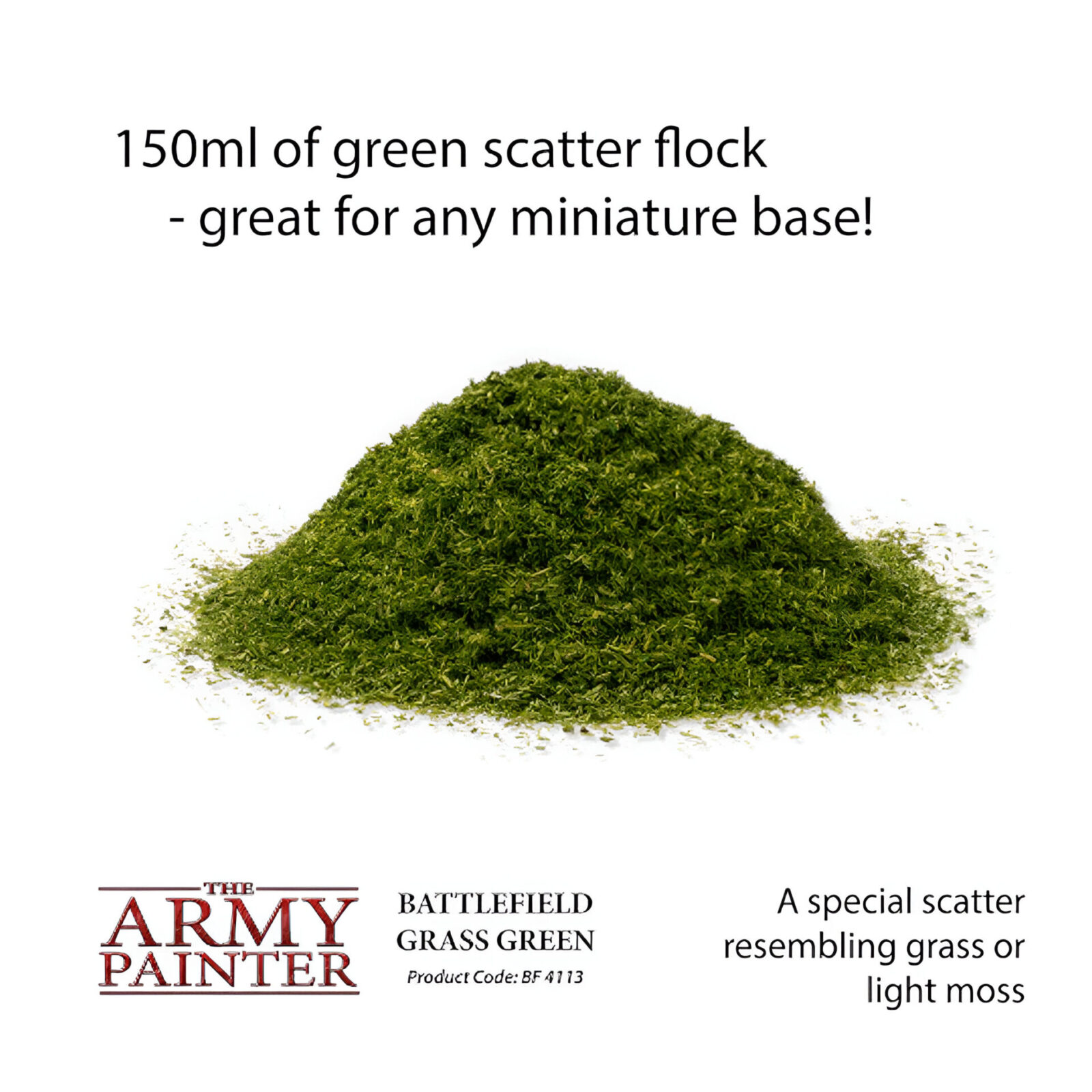 The Army Painter – Battlefield Basing – Grass Green (6 Packs)