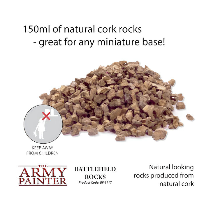 The Army Painter – Battlefield Basing – Battlefield Rocks (6 Packs)