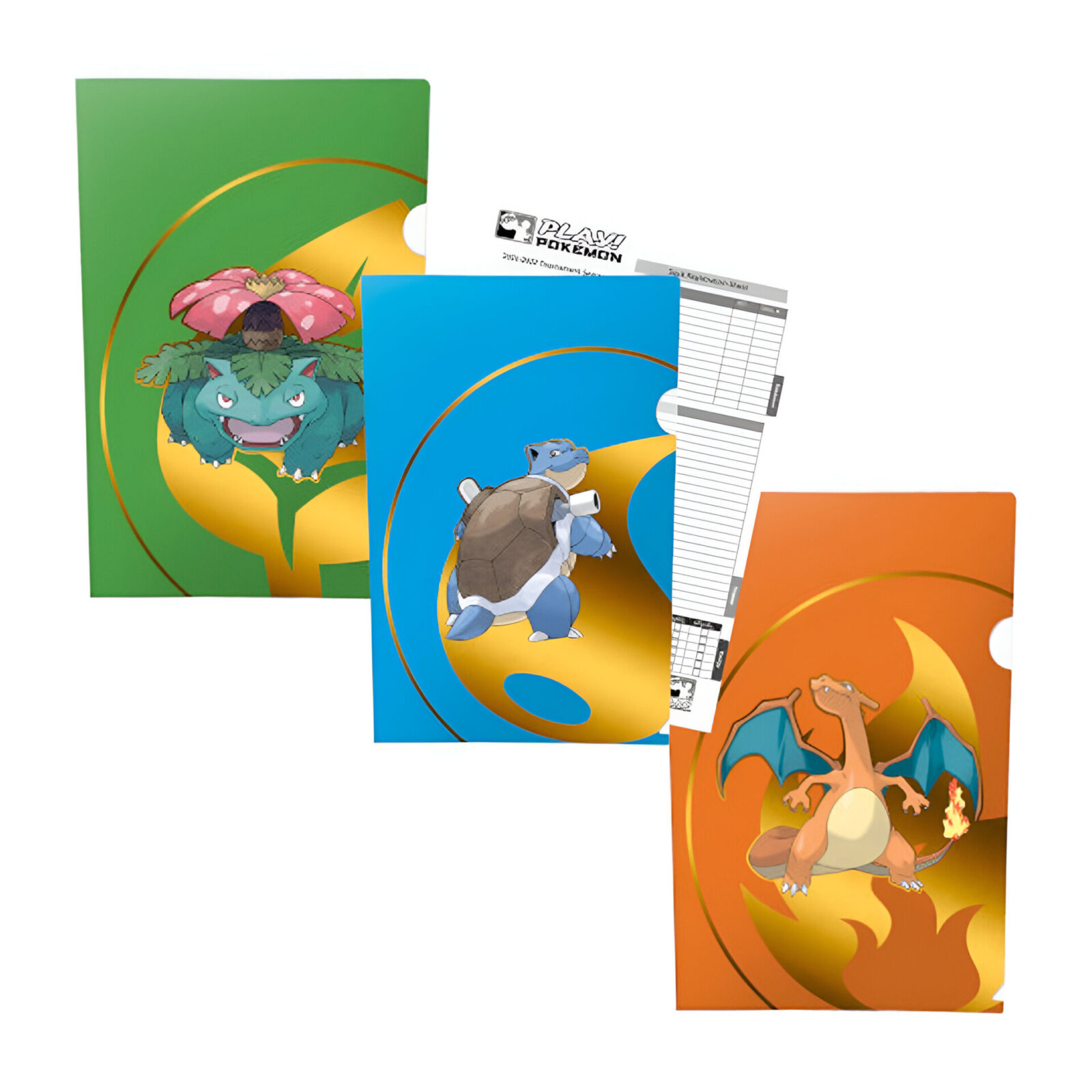 Ultra Pro – Pokemon Tournament Folios 3-Pack – Charizard, Blastoise, Venusaur