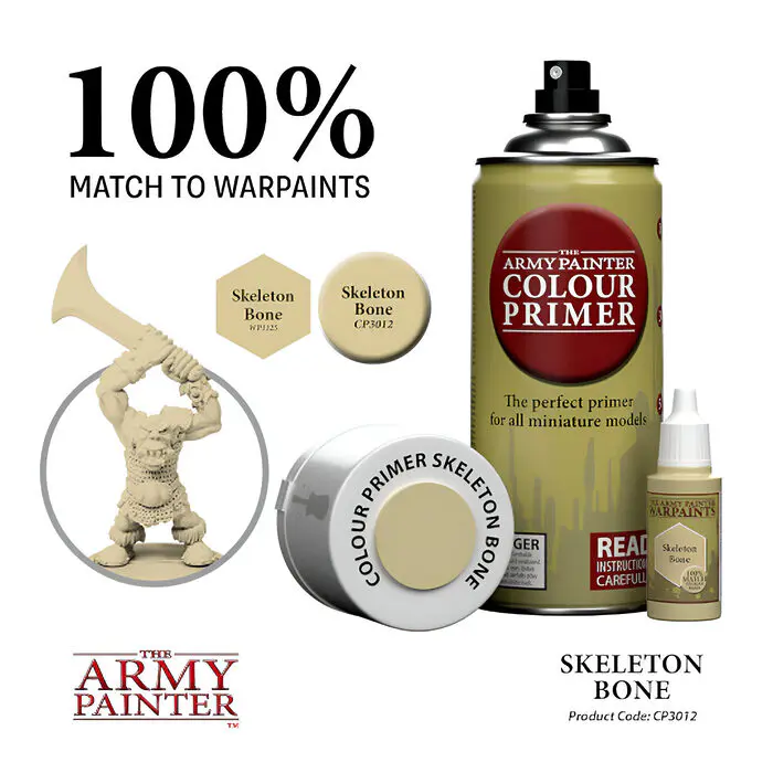 The Army Painter – Colour Primer – Skeleton Bone (6 Packs)* 4