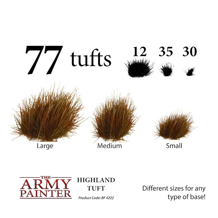 The Army Painter – Highland Tuft (5 Packs)