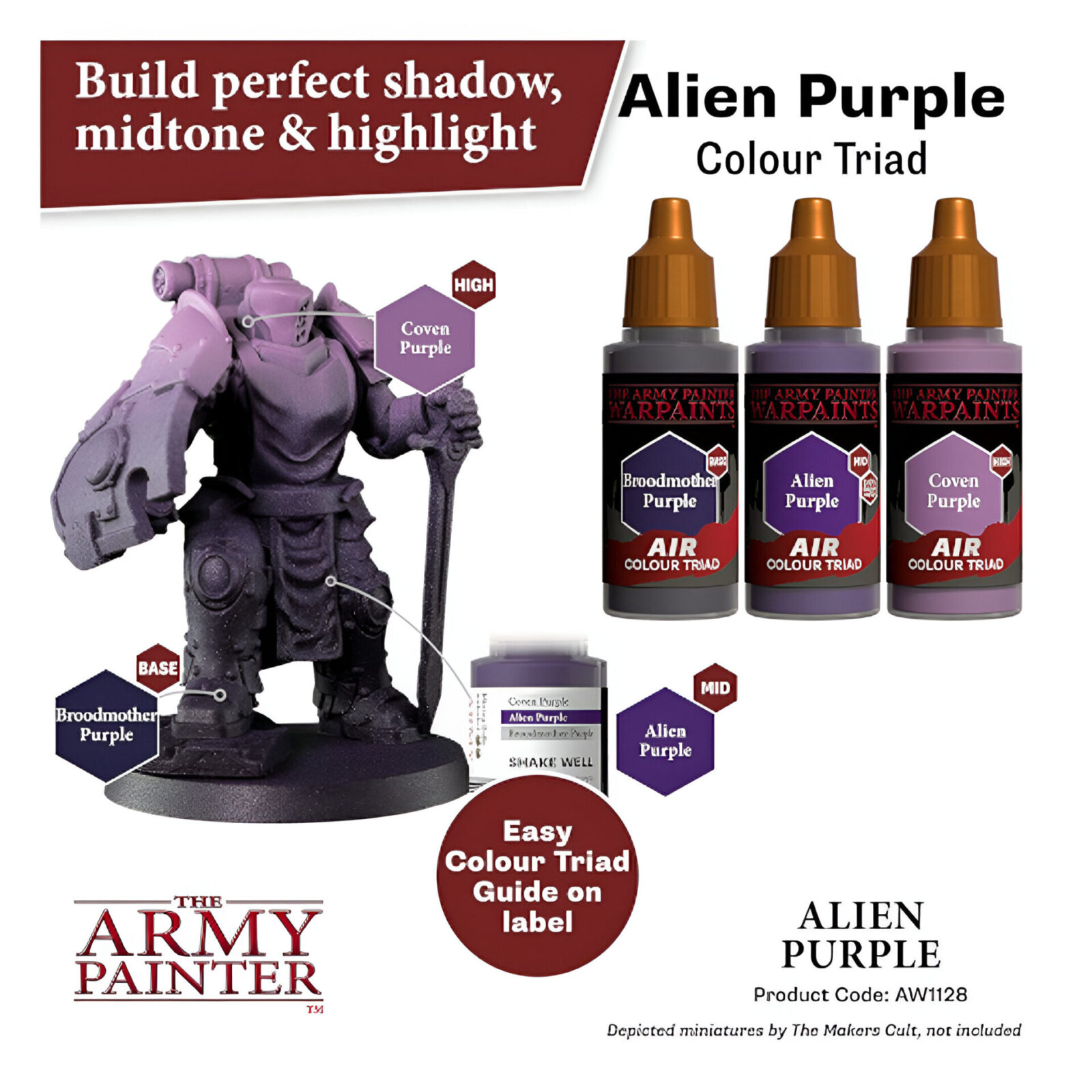 The Army Painter – Warpaints Air – Alien Purple (6 Packs)