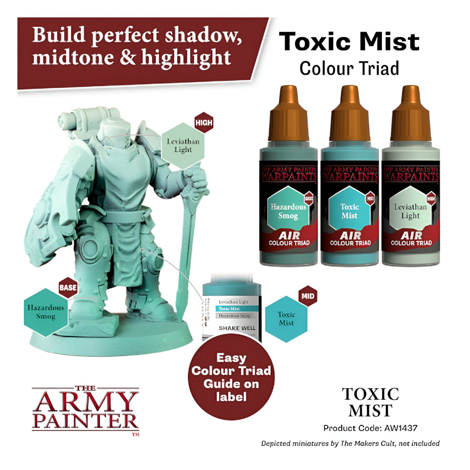 The Army Painter – Warpaints Air – Toxic Mist (6 Packs)