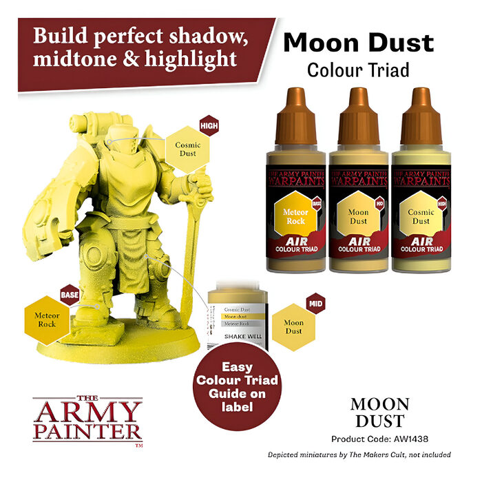 The Army Painter – Warpaints Air – Moon Dust (6 Packs)