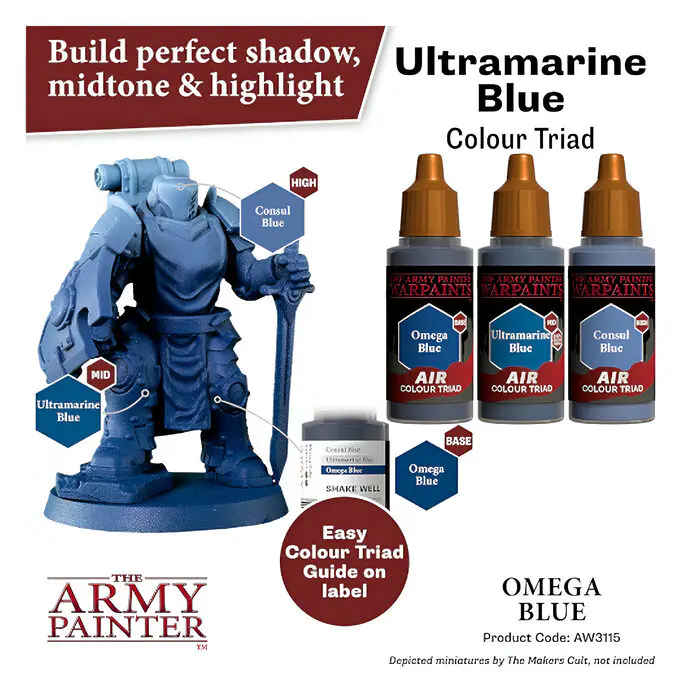 The Army Painter – Warpaints Air – Omega Blue (6 Packs) 4