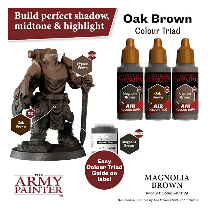 The Army Painter – Warpaints Air – Magnolia Brown (6 Packs) 4