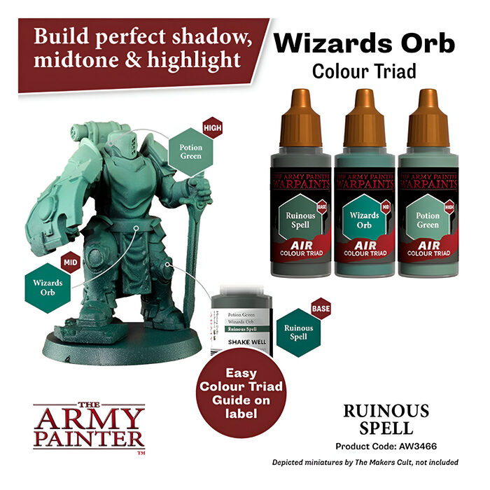 The Army Painter – Warpaints Air – Ruinous Spell (6 Packs)