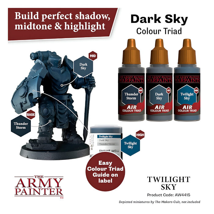 The Army Painter – Warpaints Air – Twilight Sky (6 Packs)