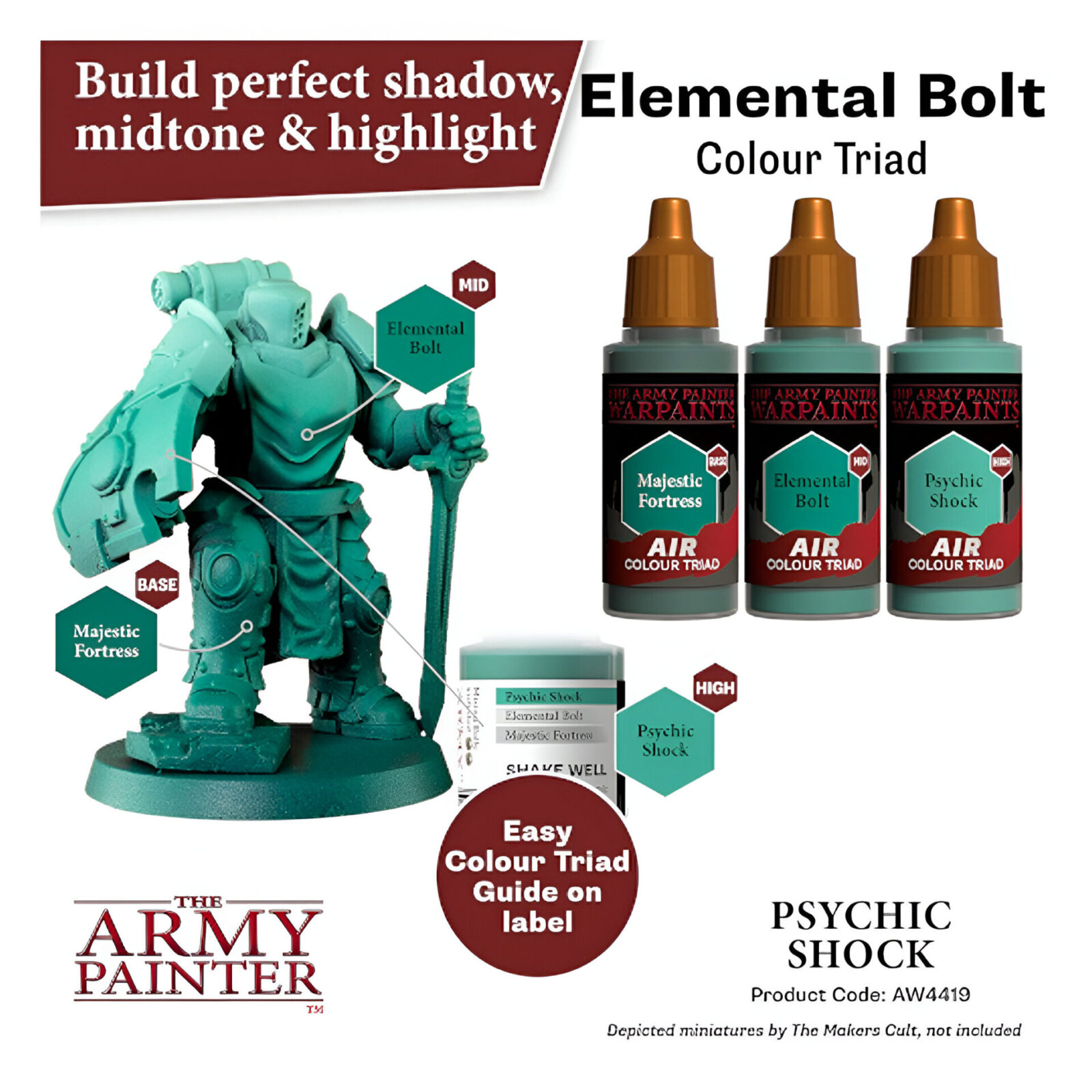 The Army Painter – Warpaints Air – Psychic Shock (6 Packs)