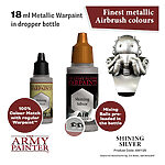 The Army Painter – Warpaints Air Metallics – Shining Silver (6 Packs)