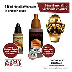 The Army Painter – Warpaints Air Metallics – Weapon Bronze (6 Packs)