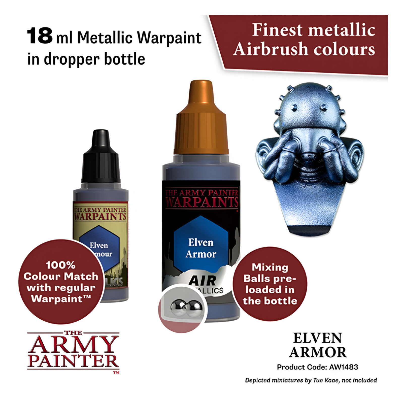 The Army Painter – Warpaints Air Metallics – Elven Armor (6 Packs)