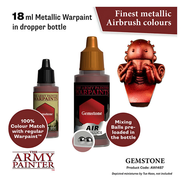 The Army Painter – Warpaints Air Metallics – Gemstone (6 Packs)