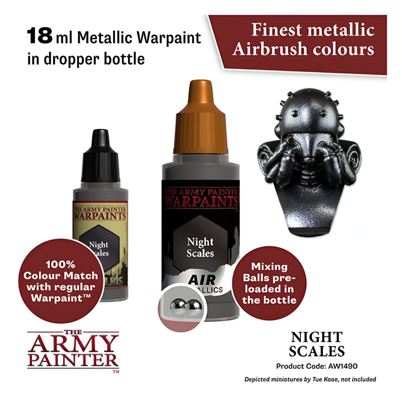 The Army Painter – Warpaints Air Metallics – Night Scales (6 Packs)