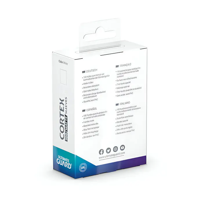 Ultimate Guard – Cortex Sleeves Standard Size – Matte White 100pk 4