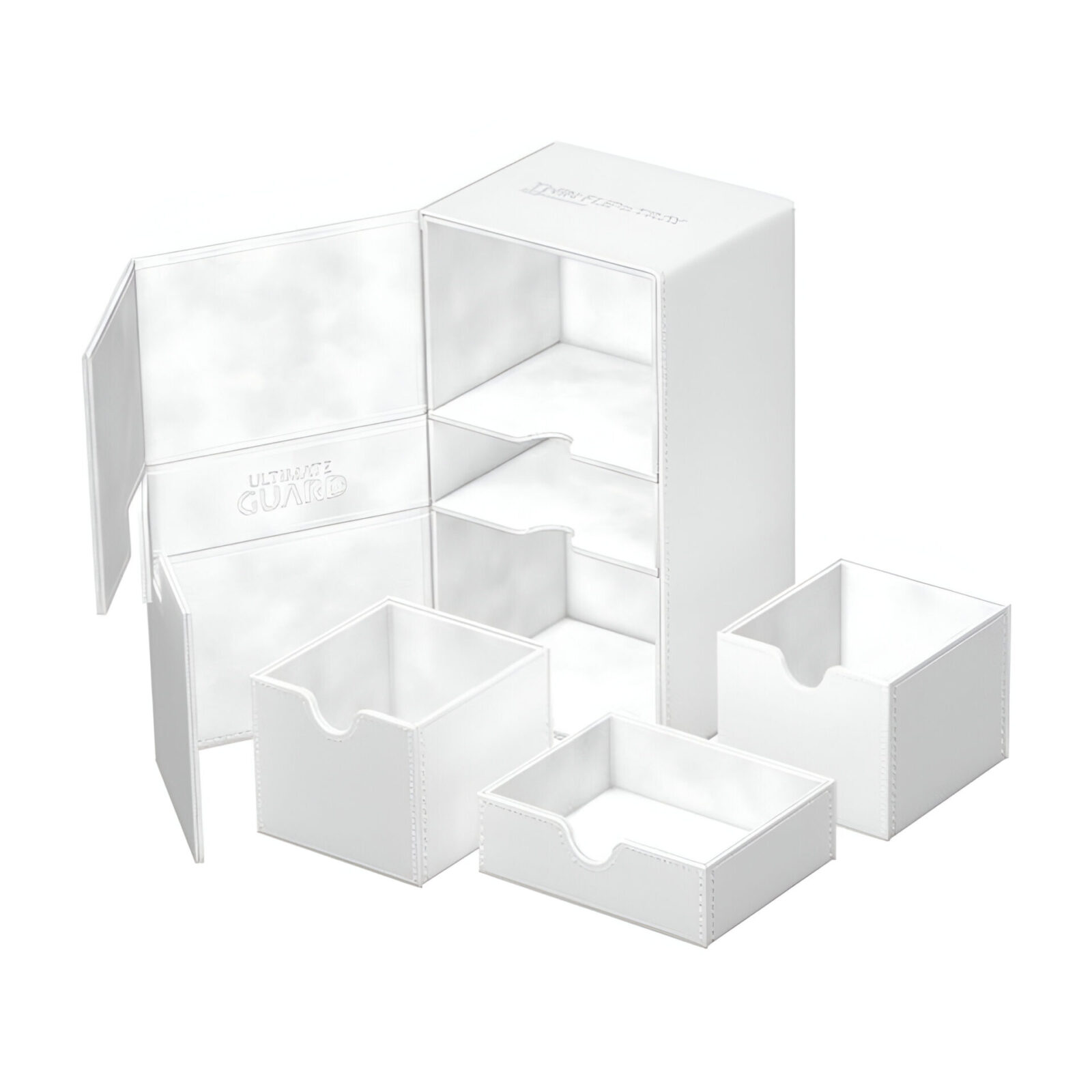 Ultimate Guard – Twin Flip n Tray 200+ XenoSkin – Monocolor White