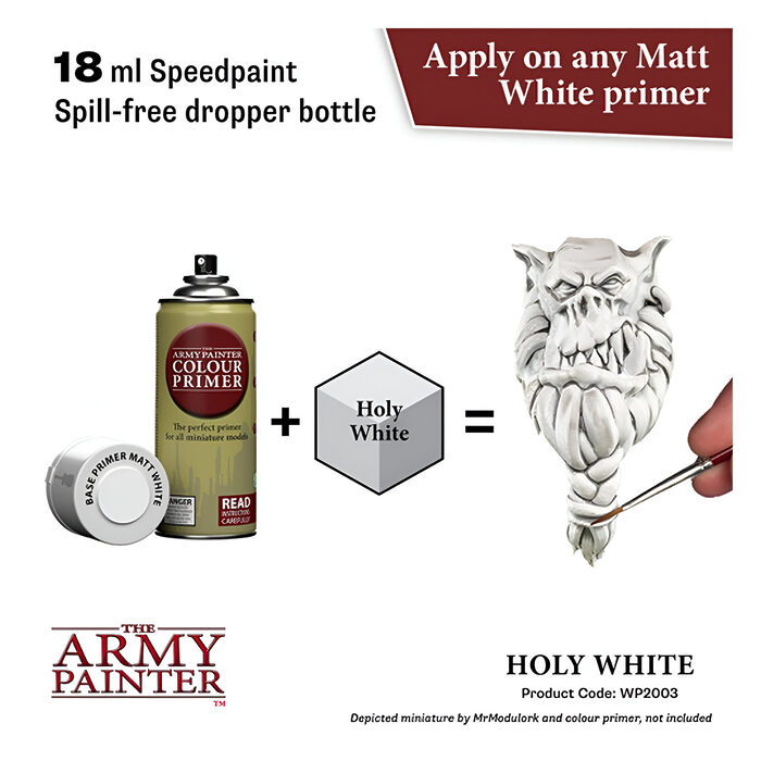 The Army Painter – Speedpaint 2.0 –  Holy White (6 Packs)