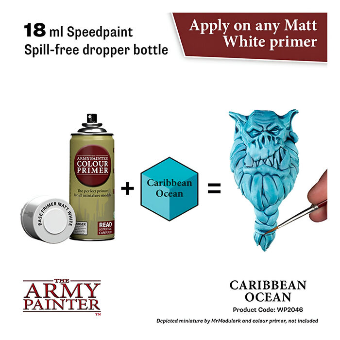 The Army Painter – Speedpaint 2.0 –  Caribbean Ocean (6 Packs)