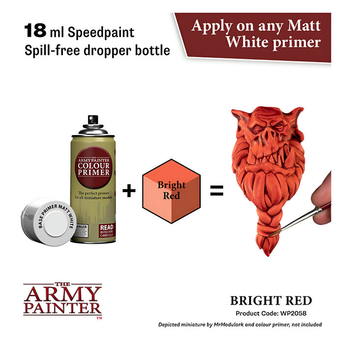 The Army Painter – Speedpaint 2.0 –  Bright Red (6 Packs)