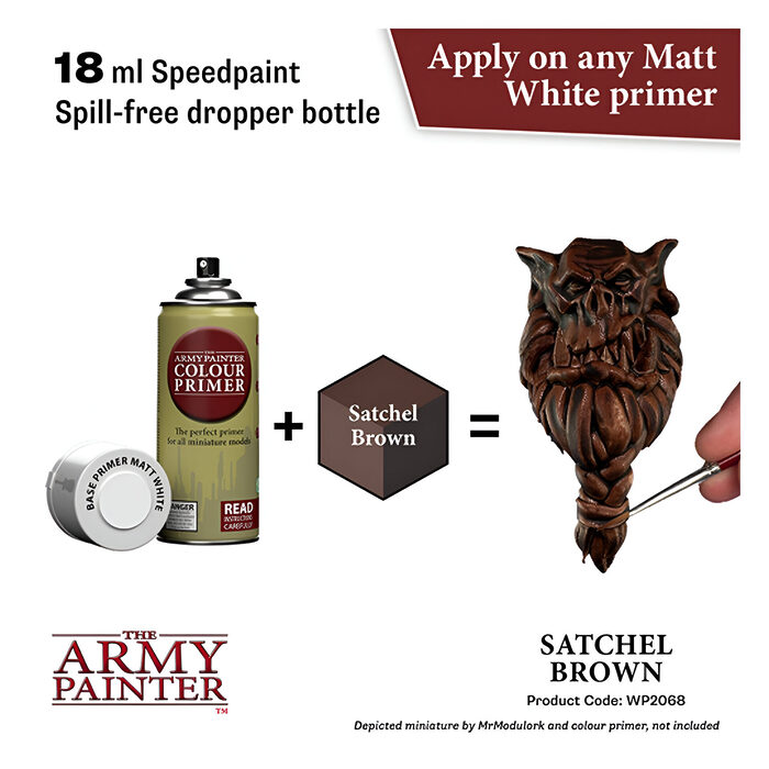 The Army Painter – Speedpaint 2.0 –  Satchel Brown (6 Packs)