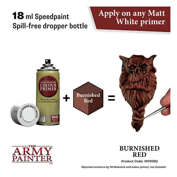 The Army Painter – Speedpaint 2.0 –  Burnished Red (6 Packs)