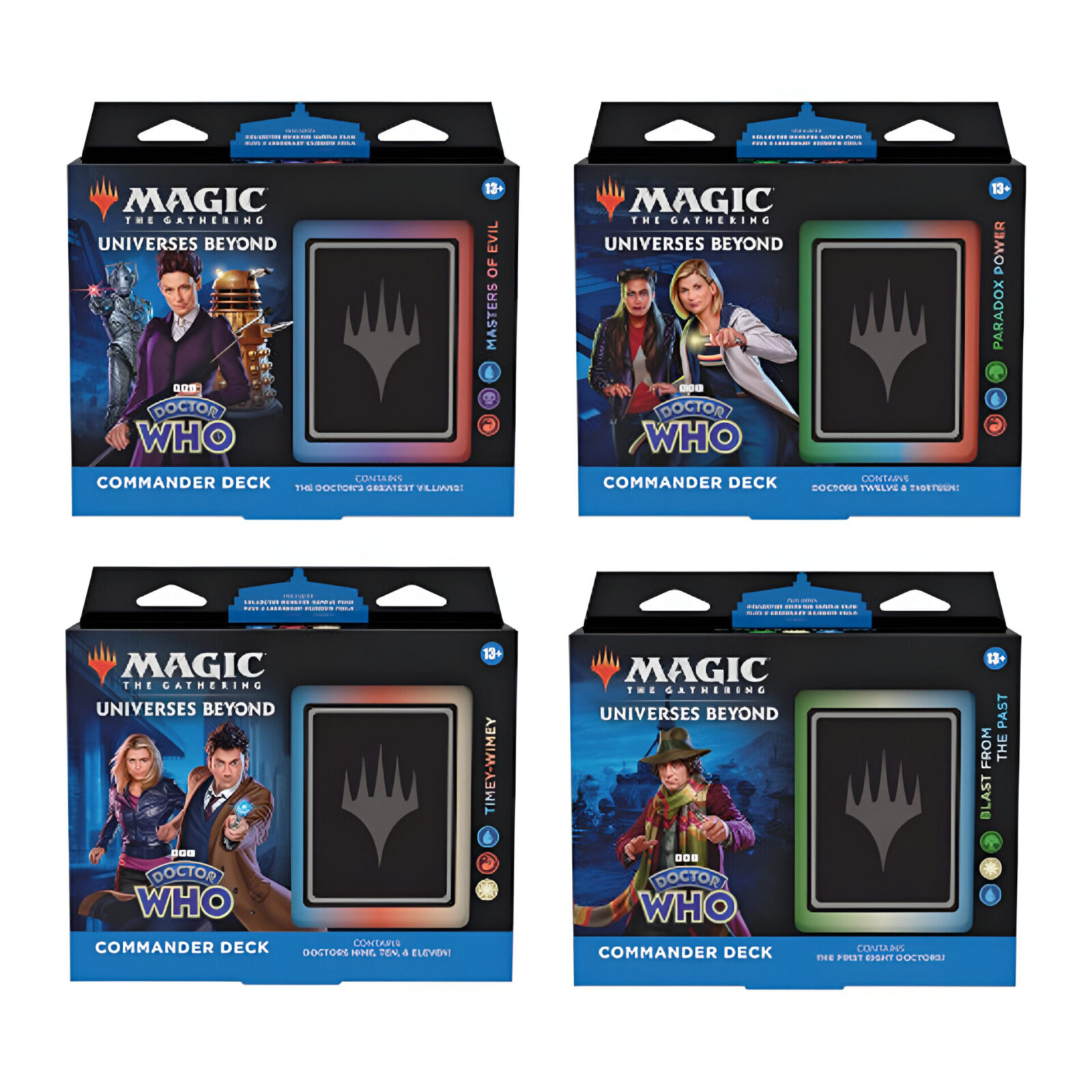 Magic: The Gathering – Universes Beyond: Doctor Who Commander Deck (4 Packs)