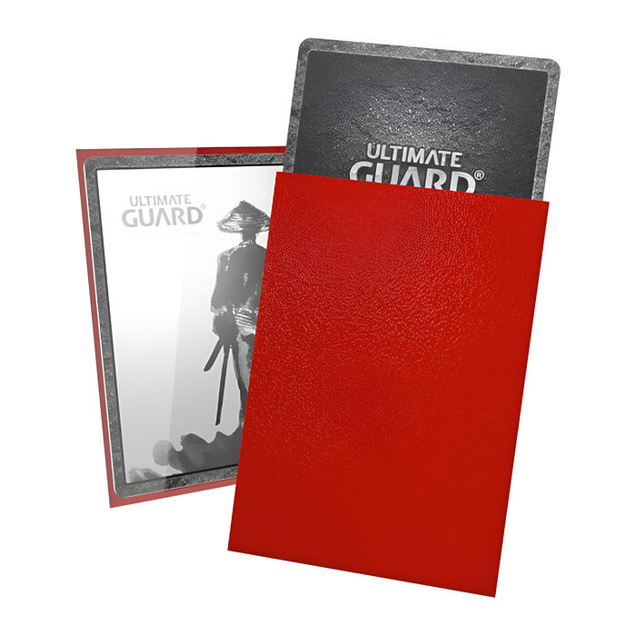 Ultimate Guard – Katana Sleeves – Japanese Size – Red 60 Packs