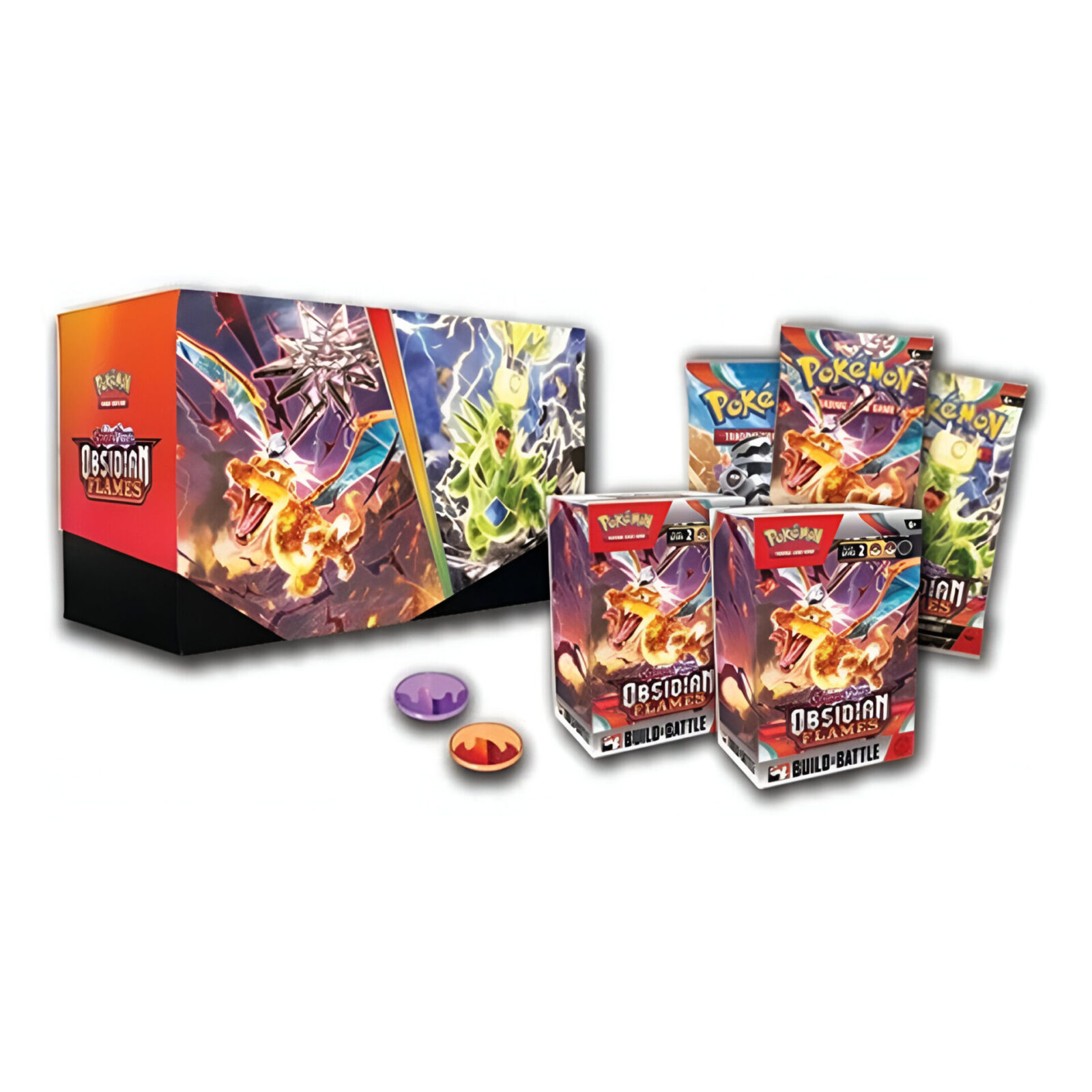 Pokemon TCG: Scarlet & Violet 3 Obsidian Flames – Build & Battle Stadium