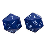 Ultra Pro – Vivid Heavy Metal D20 Dice Set 2 Pack – Blue