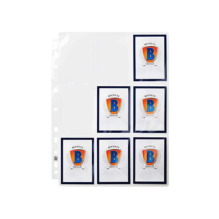 Beckett Shield – 9 Pocket Standard Card Binder Pages 10pk