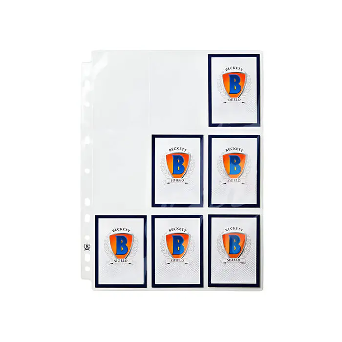 Beckett Shield – 9 Pocket Standard Card Binder Pages 10pk 4