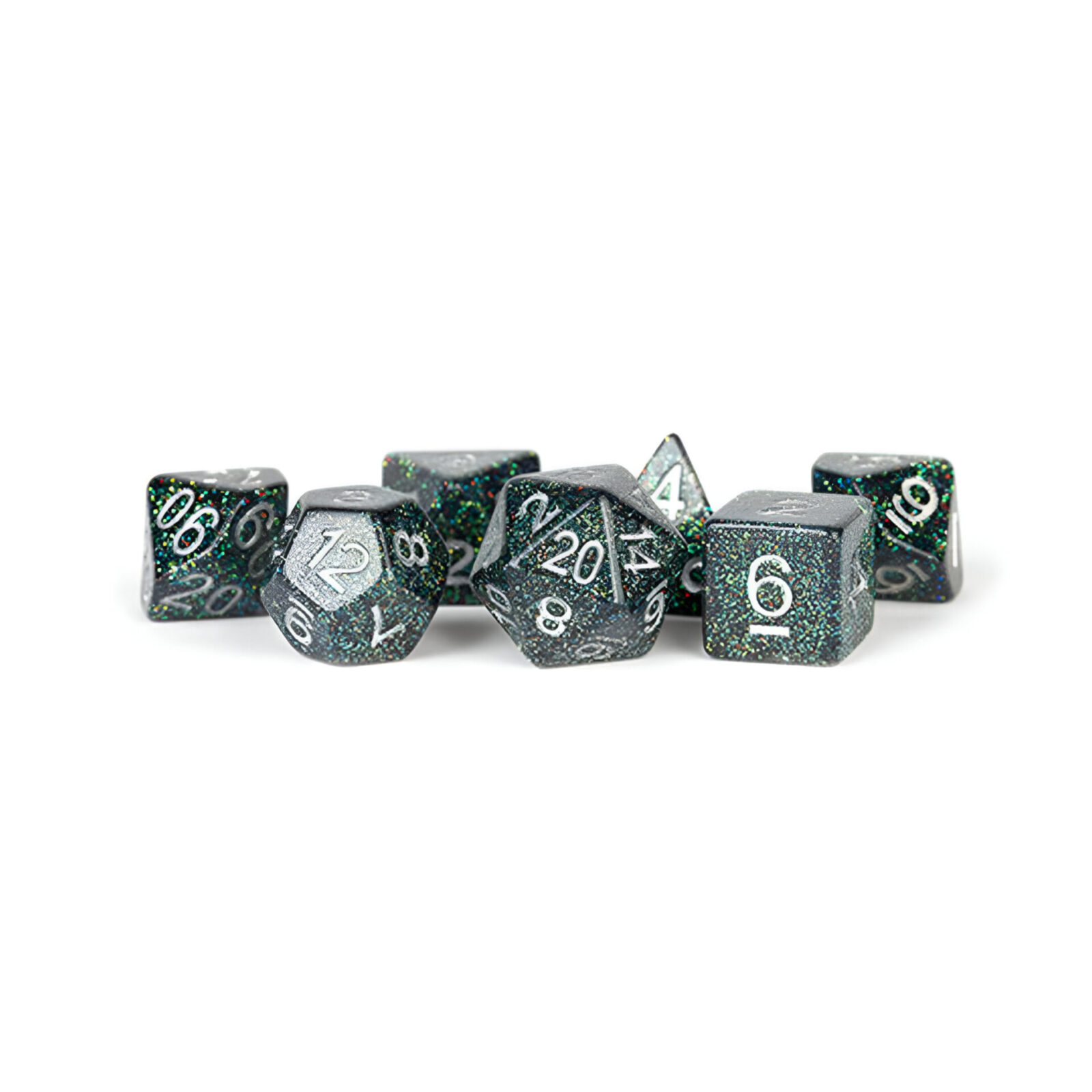 Fanroll – 16mm Resin Poly Dice Set: Astro Mica