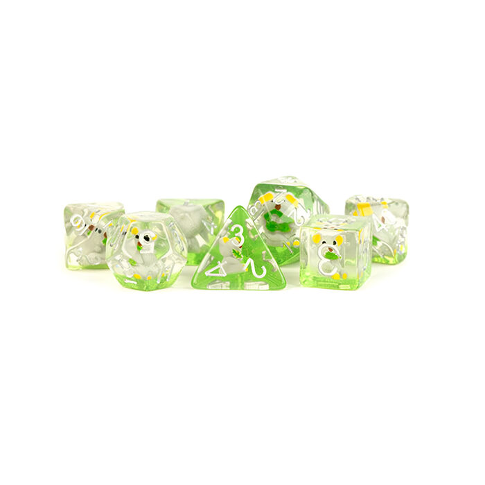 Fanroll – 16mm Resin Poly Dice Set: Koala Dice