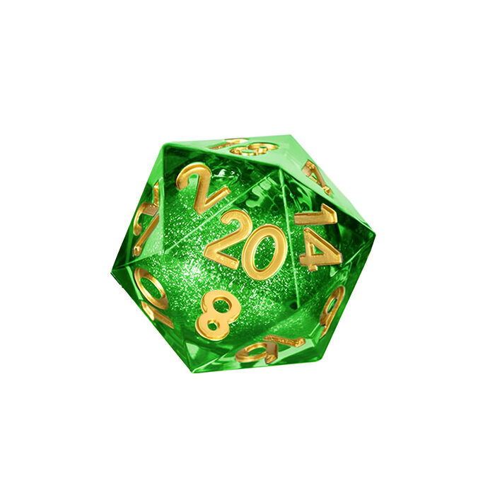 Fanroll – Individual D20 Elixir Liquid Core Dice: Aegis of Hope