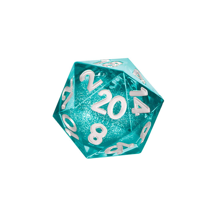 Fanroll – Individual D20 Elixir Liquid Core Dice: Mana Extract